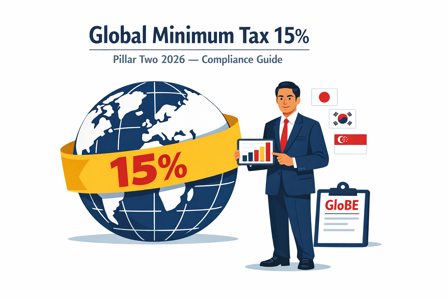 2026 OECD Pillar Two 全球最低稅負 15% 台商集團合規