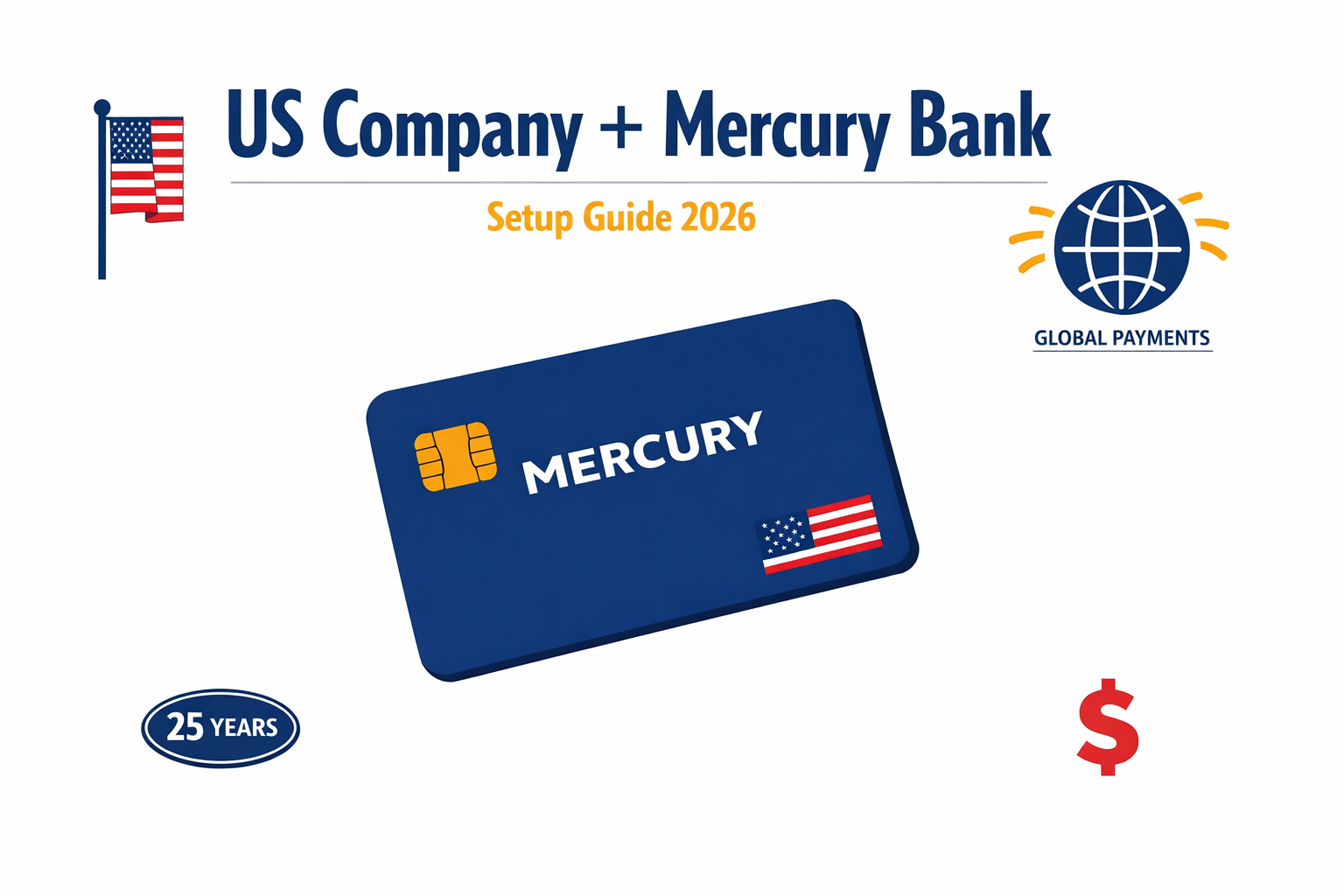 成立美國公司 + Mercury 銀行線上開戶 跨境電商 SaaS